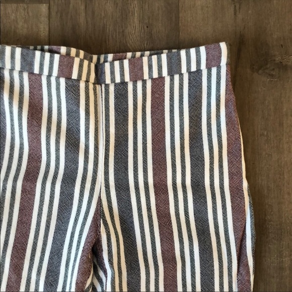 Free People Striped Cropped Pants - Picture 3 of 4